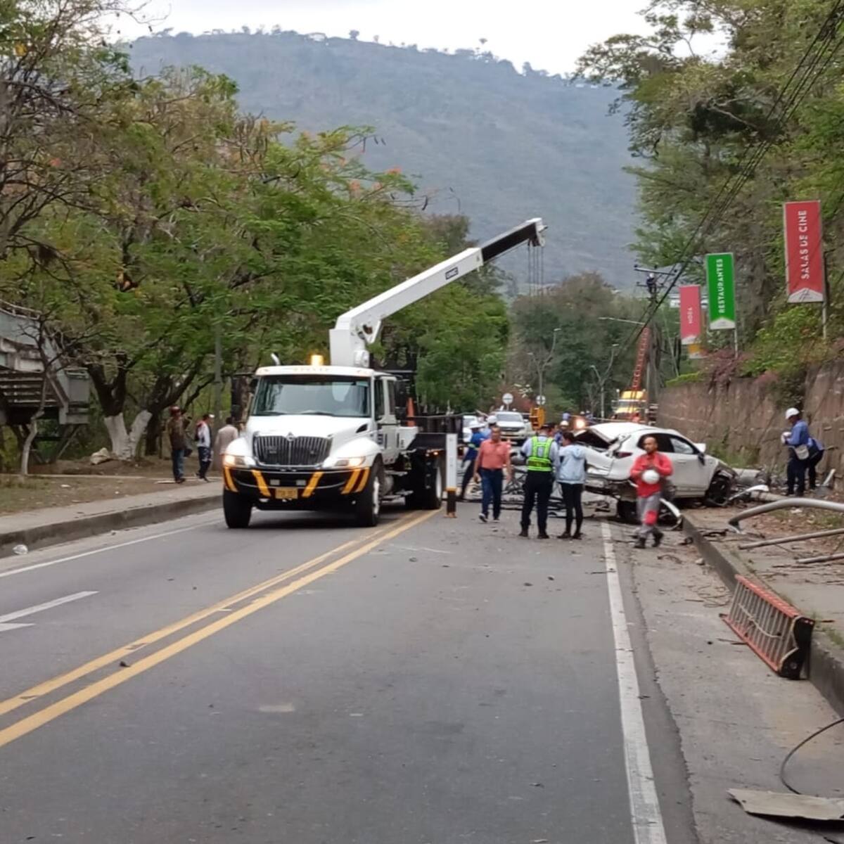 Un accidente de tránsito deja cuatro heridos en San Gil