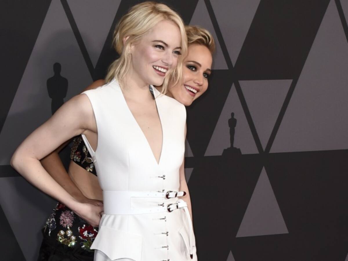 La amistad entre Emma Stone y Jennifer Lawrence nació por un acosador en común