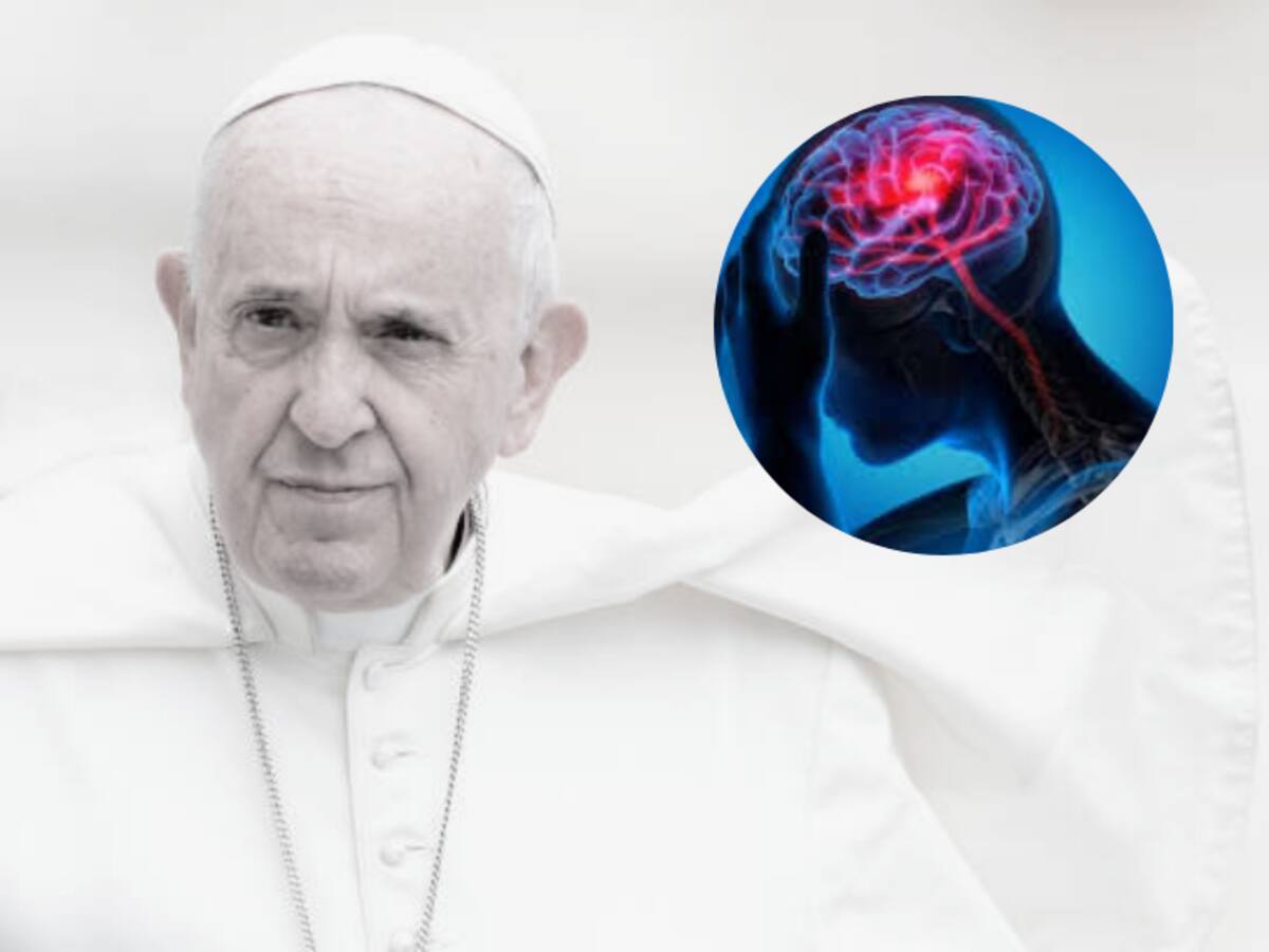 Síntomas de un Ictus en la cabeza, por lo que murió el Papa Francisco: así le avisó su cuerpo