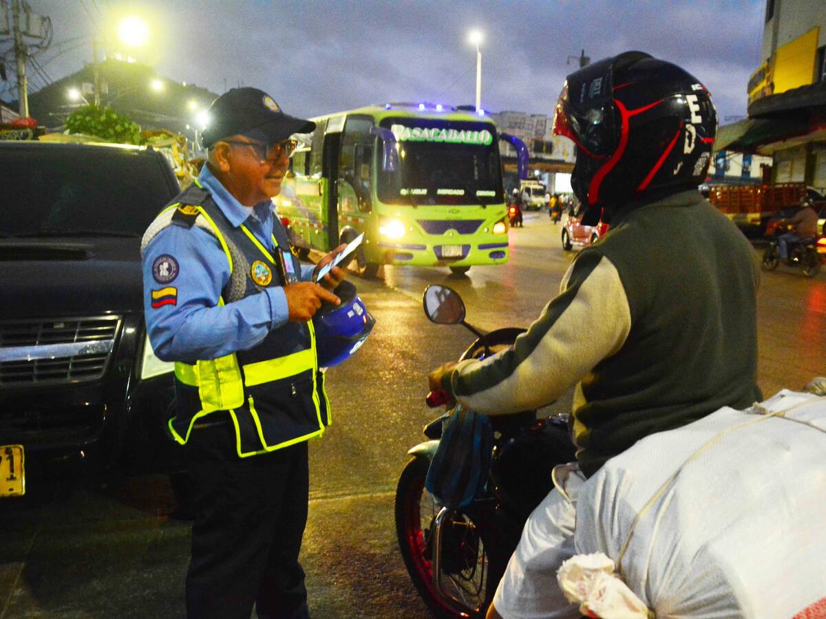 Cero muertes por siniestros viales durante celebración de fin de año en Cartagena
