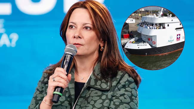 La ministra de Salud y Protección. Ana María Vesga, aseguró que el barco hospital Benkos Biohó no tenía cómo operar. Foto: suministrada/canva