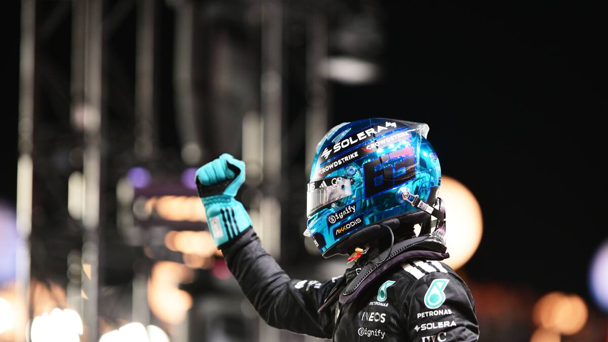 George Russell se quedó con la Pole Position en Singapur: Repase las posiciones para la partida