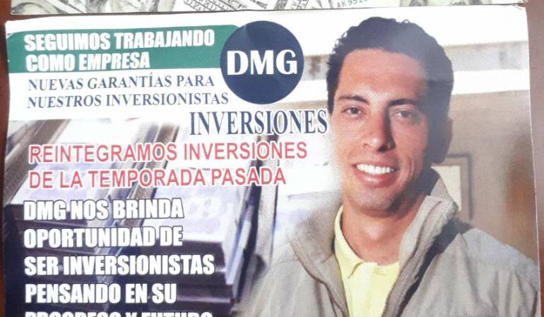 Volante de captación de dinero en Manizales