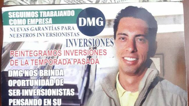 Volante de captación de dinero en Manizales