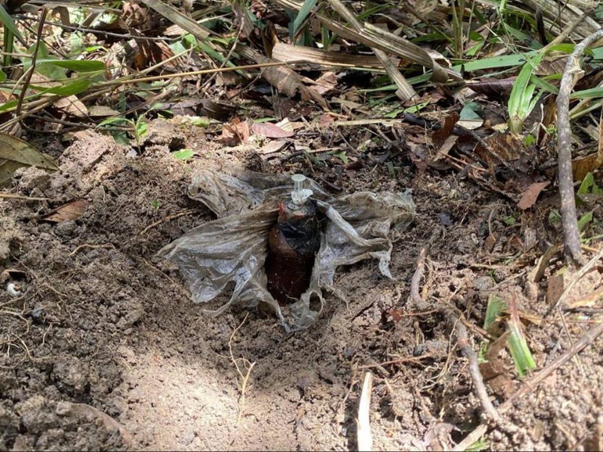 Ejército destruyó cinco minas antipersonales en Micoahumado, sur de Bolívar
