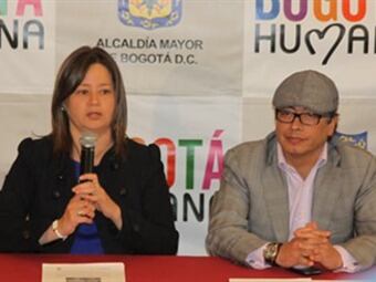 María Fernada Rojas y Gustavo Petro. Foto: IDU.
