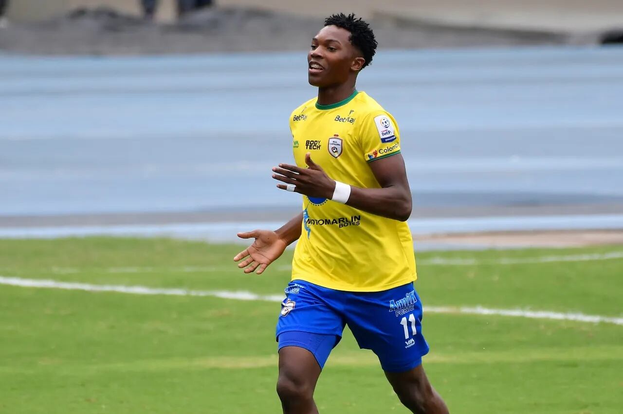 Jorge Cabezas, delantero del Real Cartagena / Foto: Dimayor.