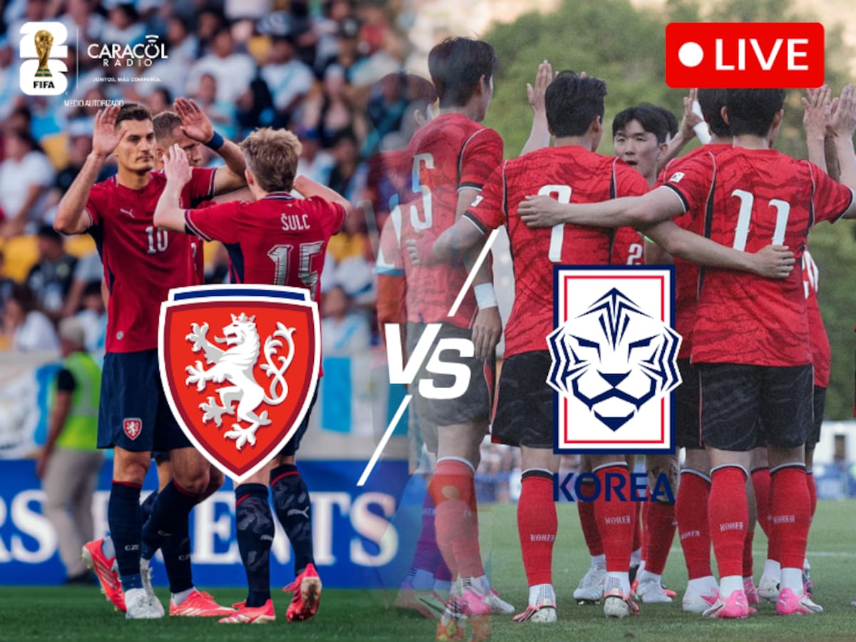 🔴EN VIVO República Checa vs. Corea del Sur: siga la transmisión y el minuto a minuto del partido