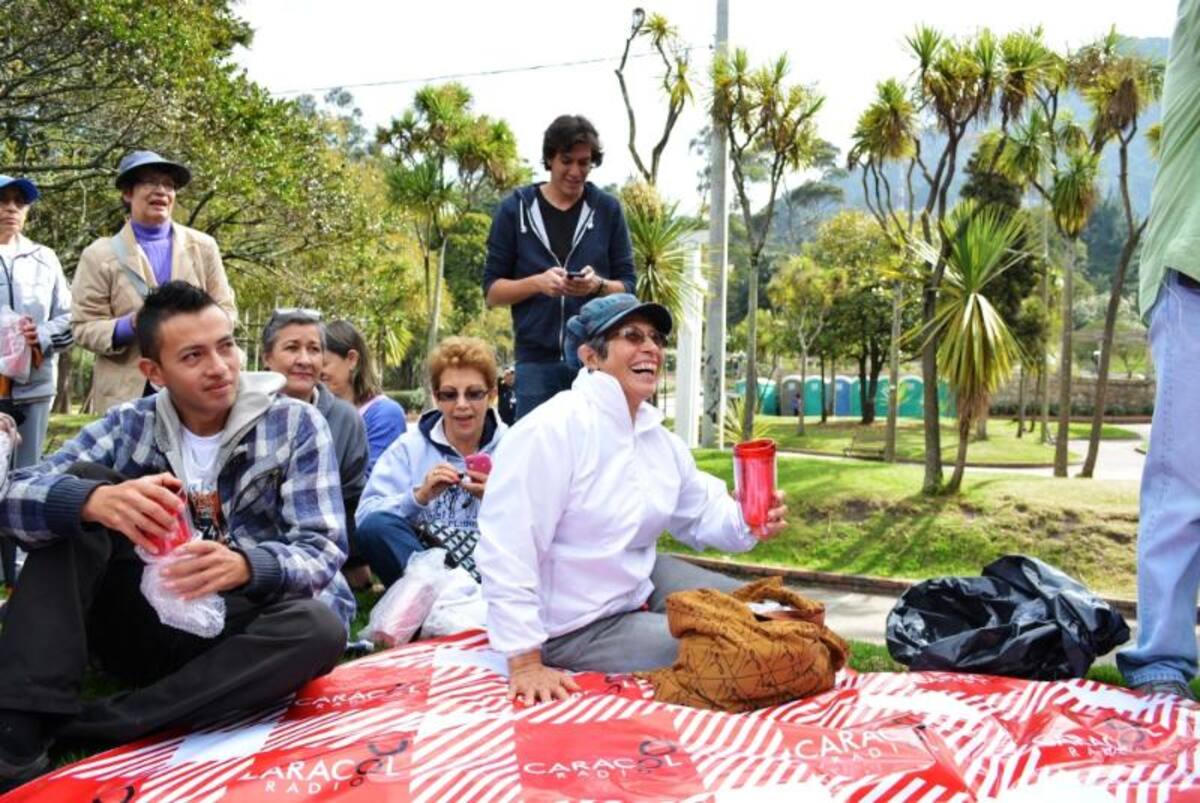 Quienes llegaron temprano pudieron interactuar mucho con la familia de A vivir que son dos días