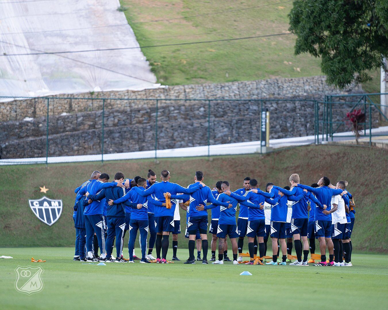 Millonarios durante su concentración en Belo Horizonte / Colprensa.