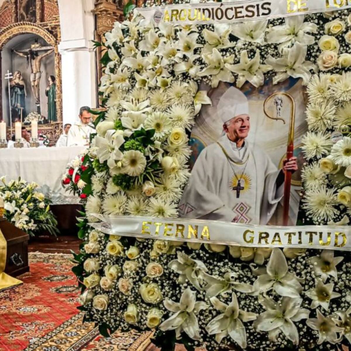 En cripta de la Catedral de Tunja fue sepultado Monseñor Castro Quiroga