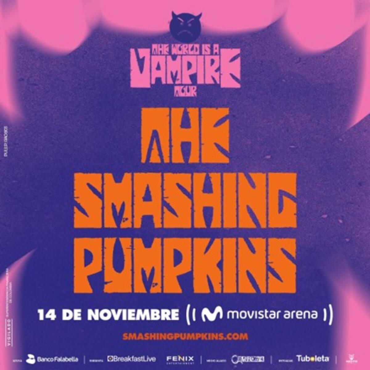 Bogotá, la ciudad mas rockera de Colombia recibirá a The Smashing Pumpkins
