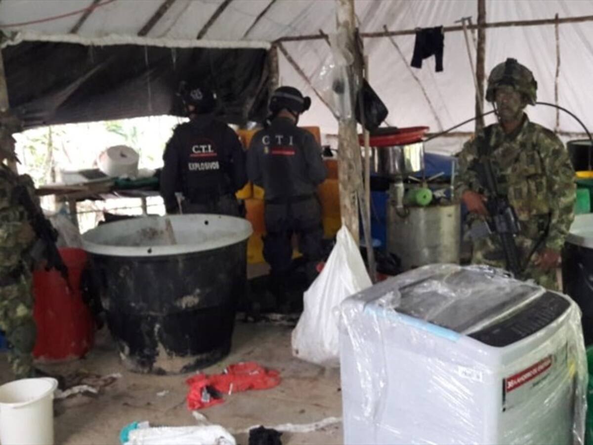 Autoridades descubren complejo del Eln para producir cocaína en el Catatumbo