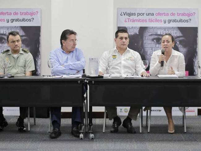 Fiscal y autoridades se reunieron contra la explotación sexual en Cartagena