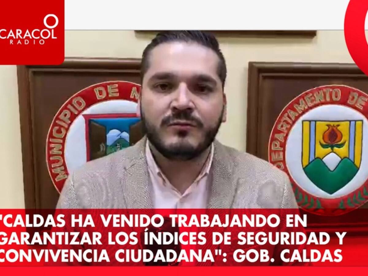 Seguridad ciudadana en Caldas: ¿Qué dice el secretario?