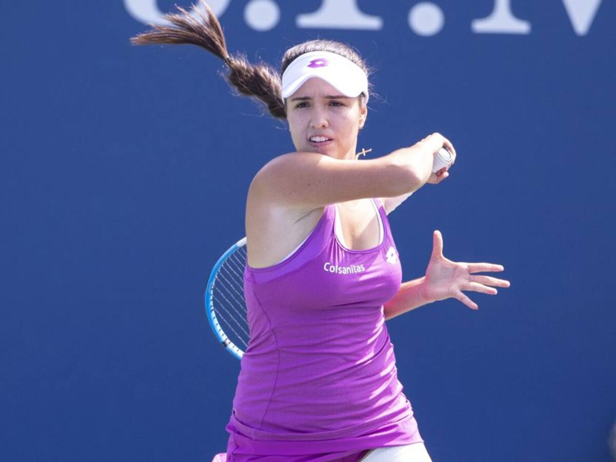 Camila Osorio, de campeona a debutante en el US Open 2021.