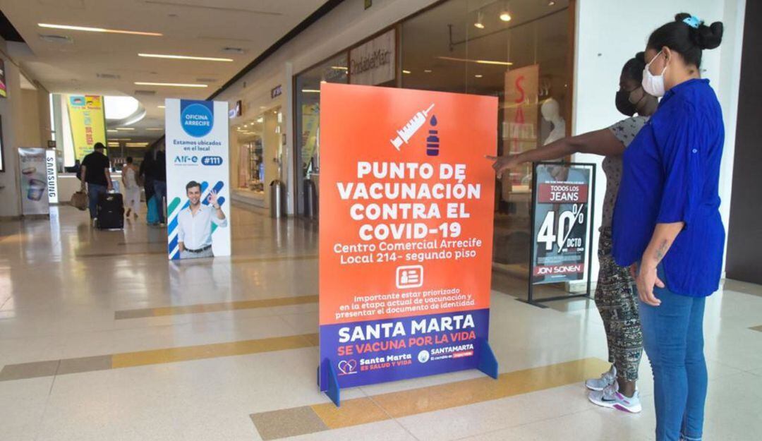 Punto de vacunación Arrecife. 