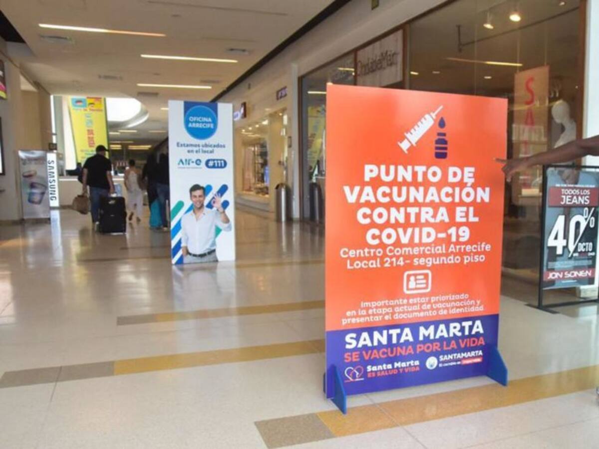 Samarios podrán vacunarse contra el COVID-19 en El Rodadero