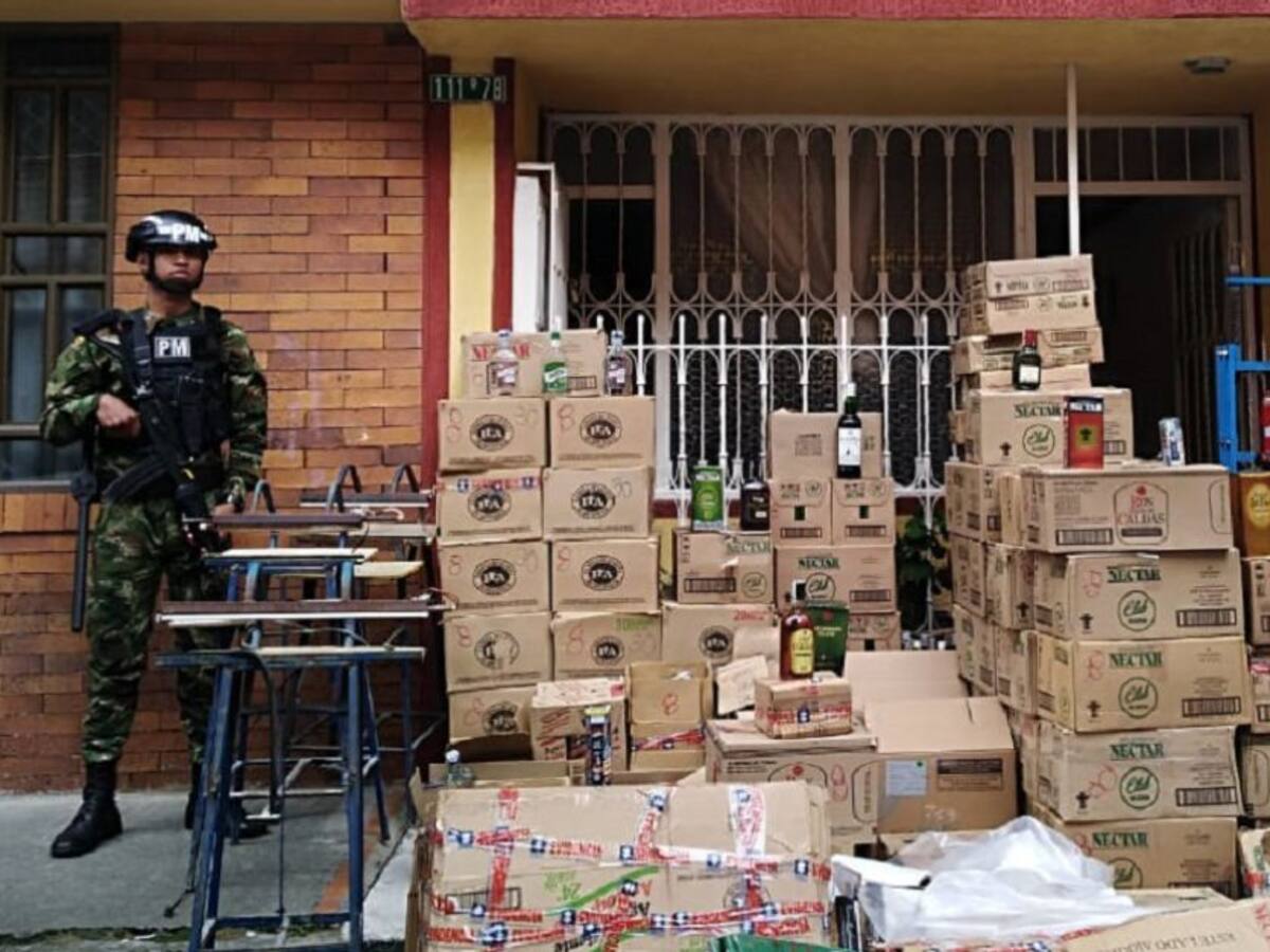 Mega operativo contra el licor adulterado en Bogotá