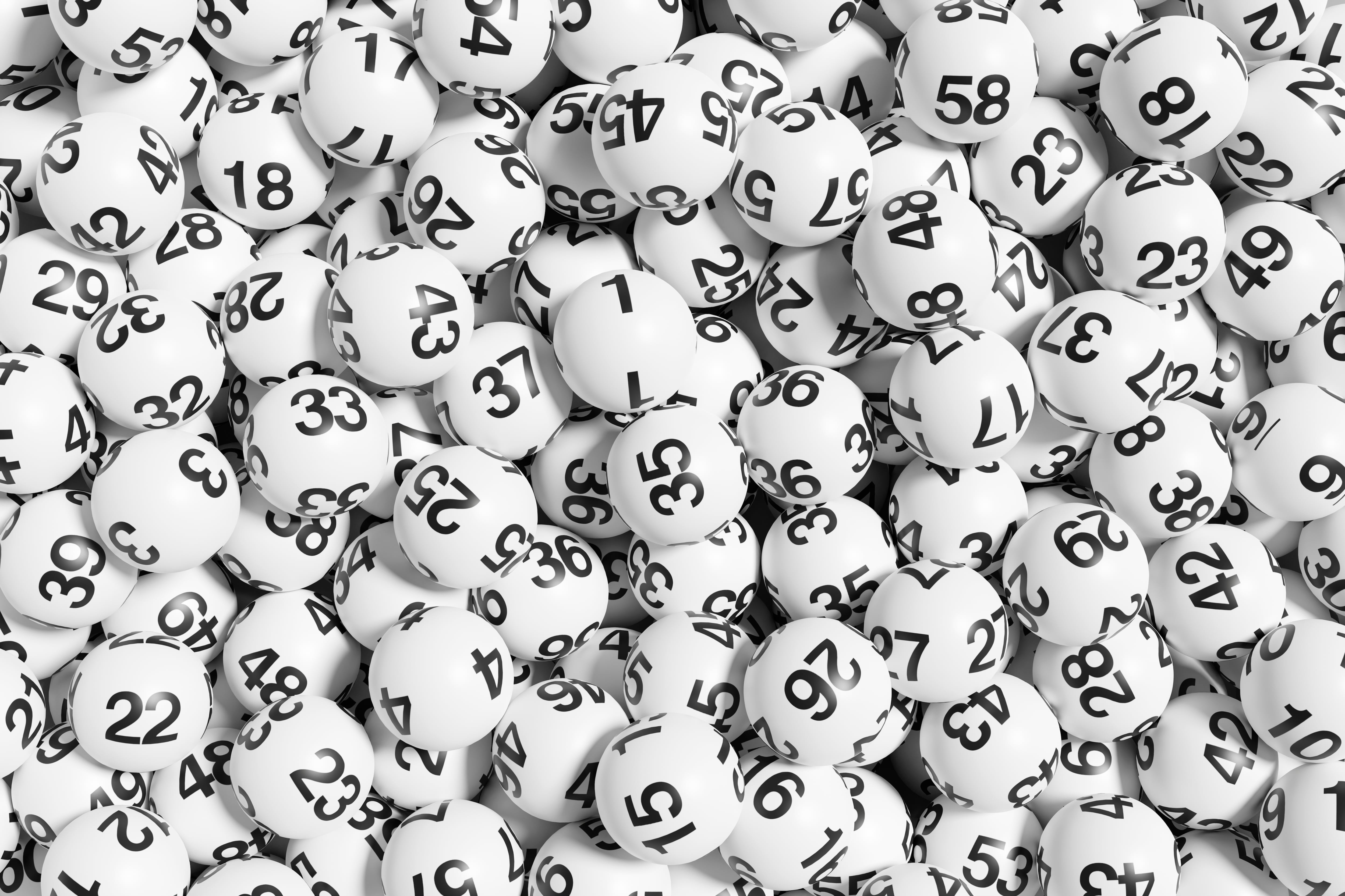 Bolas de lotería. Getty Images