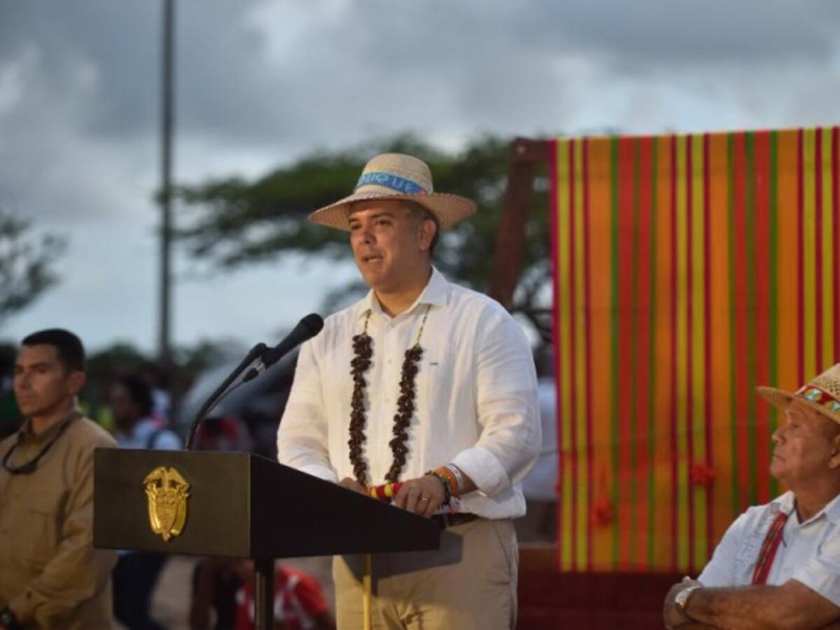 Líderes wayúu le ‘abrieron los caminos’ al presidente Duque