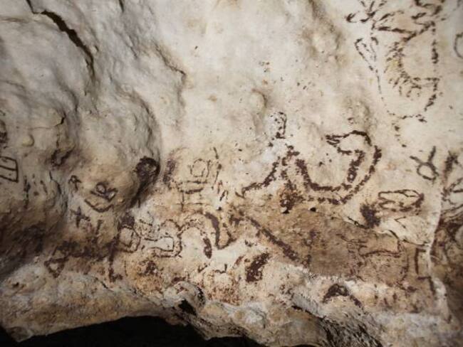 Descubren cueva con tesoro de pinturas rupestres mayas en sureste de México