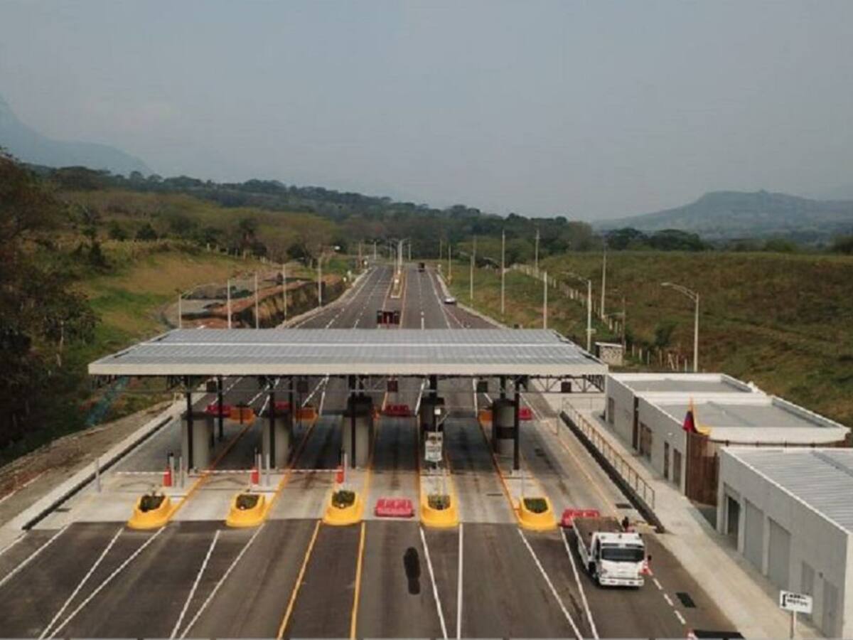 Peaje de La Pintada aumentará el valor a partir del 16 de enero