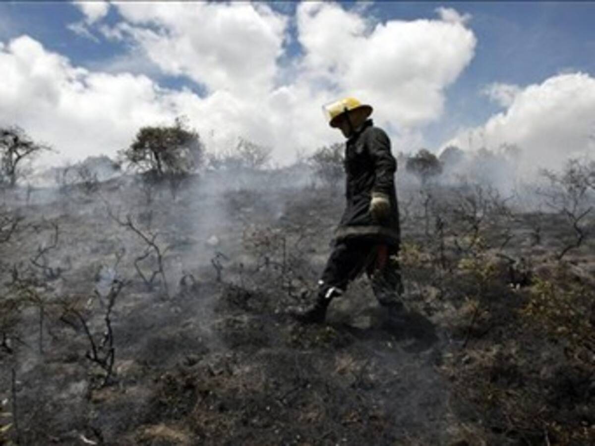 Antioquia está en alertas roja y naranja por incendios forestales