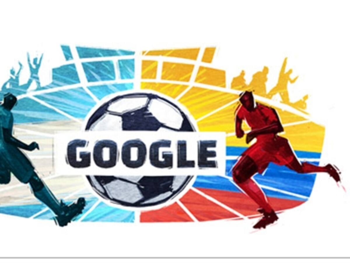 Google también está pendiente del duelo Colombia - Argentina