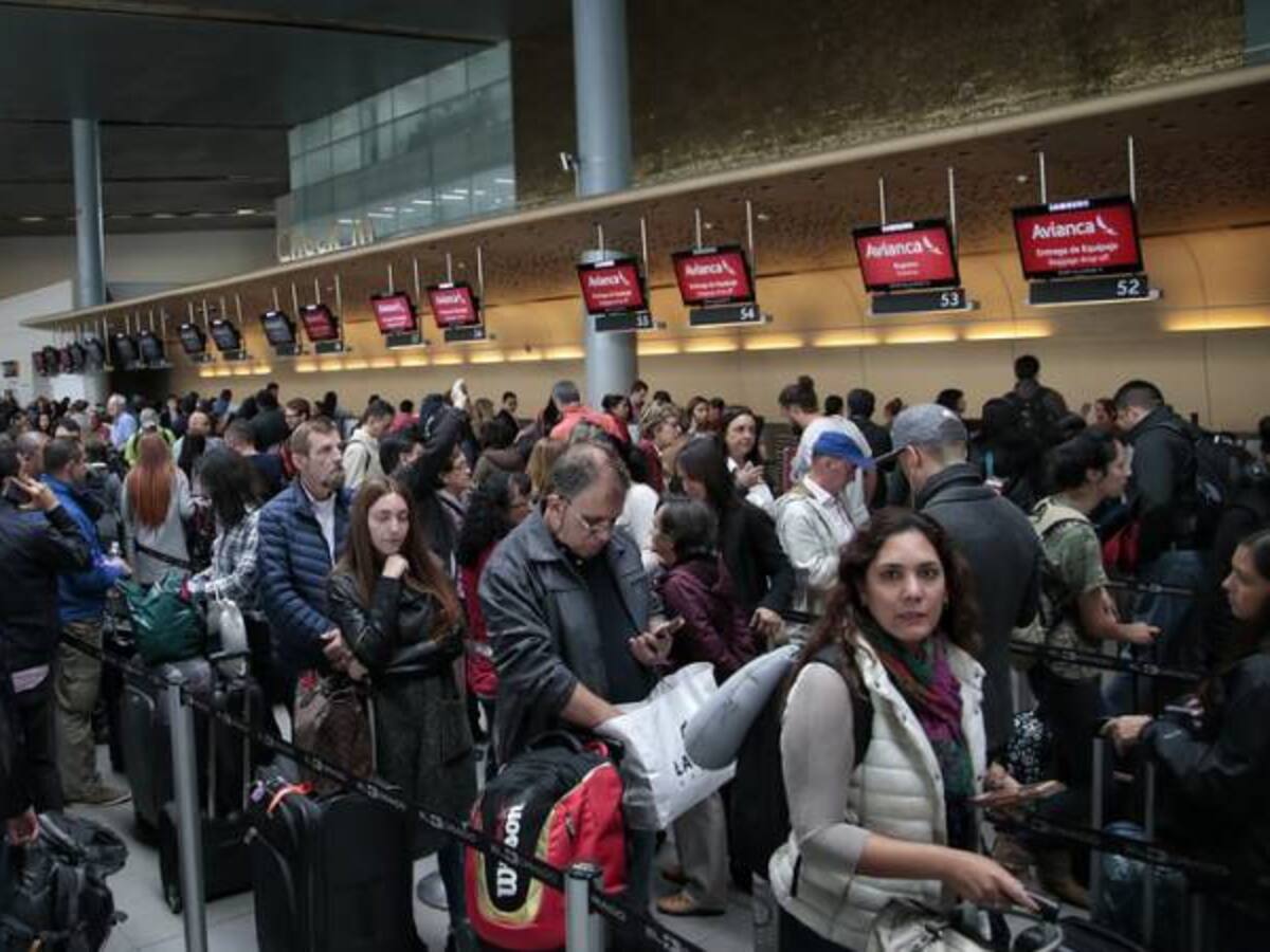 Error genera confusión en el aeropuerto El Dorado