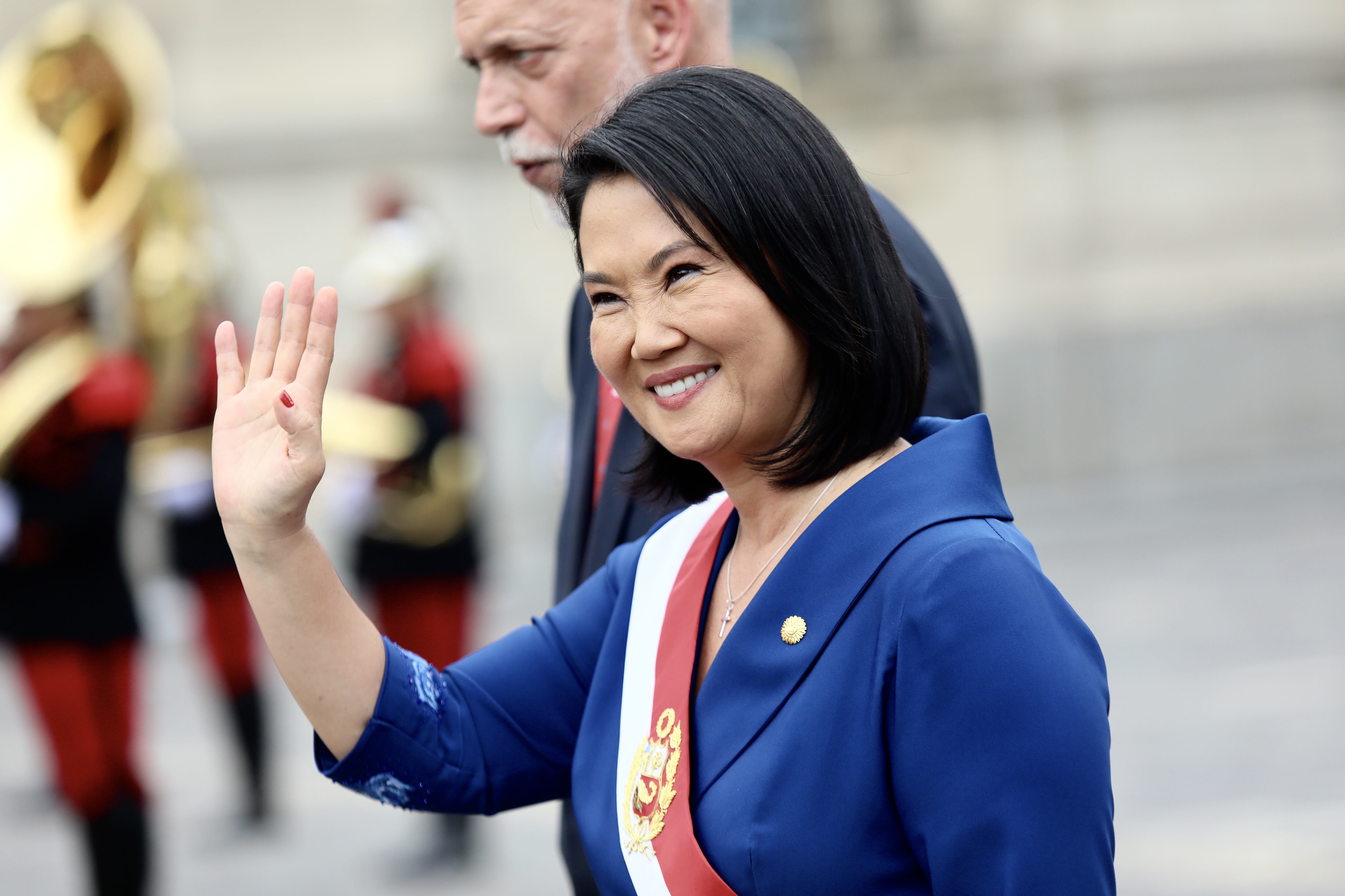 LIMA, PERU - JULY 28: Peruvian President Keiko Fujimori . Imagen tomada de Getty Imagenes (Crédito: Anadolu / Colaborador)