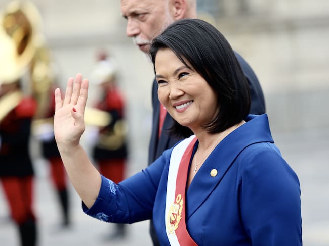 LIMA, PERU - JULY 28: Peruvian President Keiko Fujimori . Imagen tomada de Getty Imagenes (Crédito: Anadolu / Colaborador)
