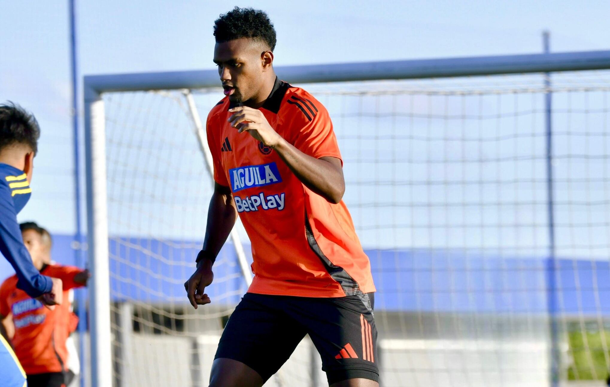 Juan David Cabal en entrenamiento con la Selección Colombia / FCF