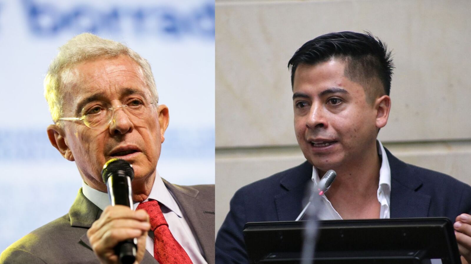 Expresidente Álvaro Uribe y el senador Ariel Ávila