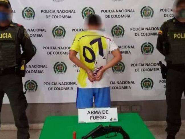 9 presuntos delincuentes capturados en poder de armas de fuego en Cartagena