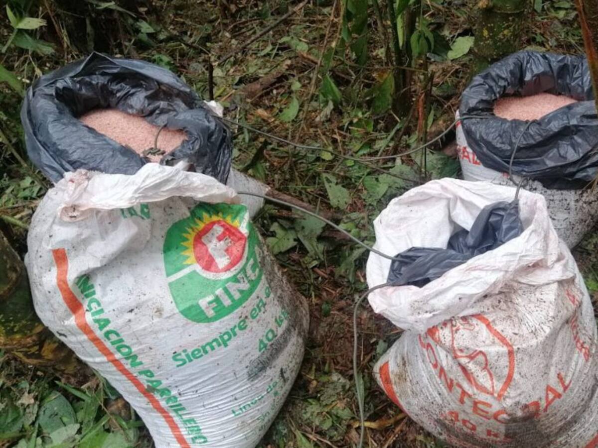 Una tonelada de explosivos incautada en el Putumayo
