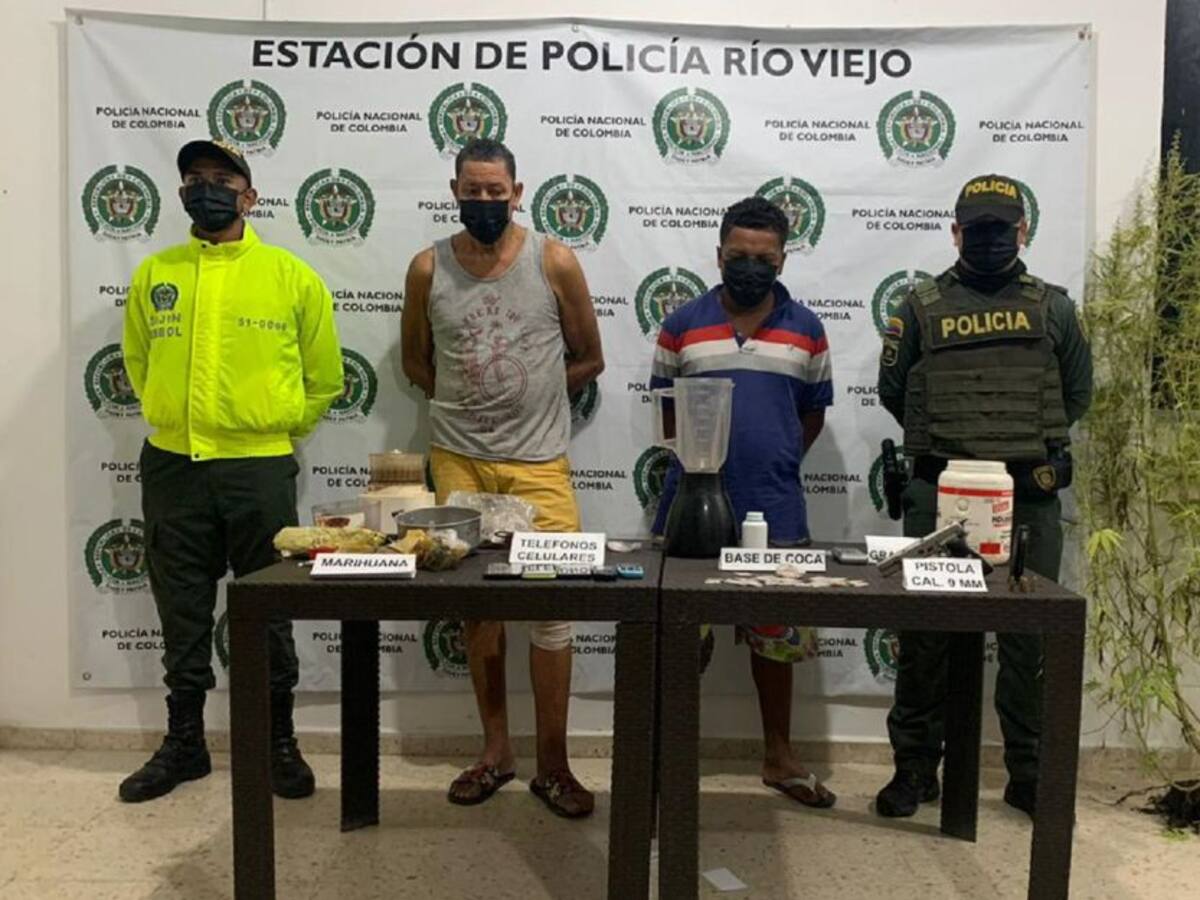 Dos menores aprehendidos por tráfico de drogas en el sur de Bolívar