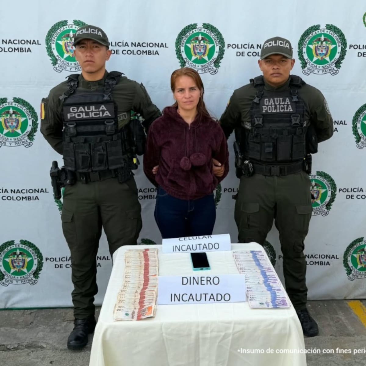 Estaba exigiendo seis millones de pesos para no revelar videos de carácter íntimo de un hombre