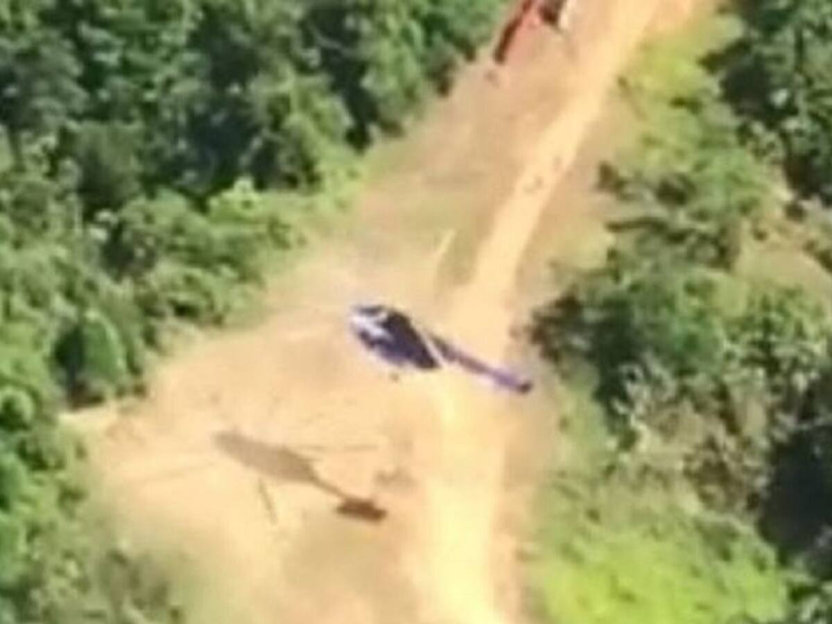 El Ejército Nacional responsabiliza al ELN del ataque a helicóptero en Tibú