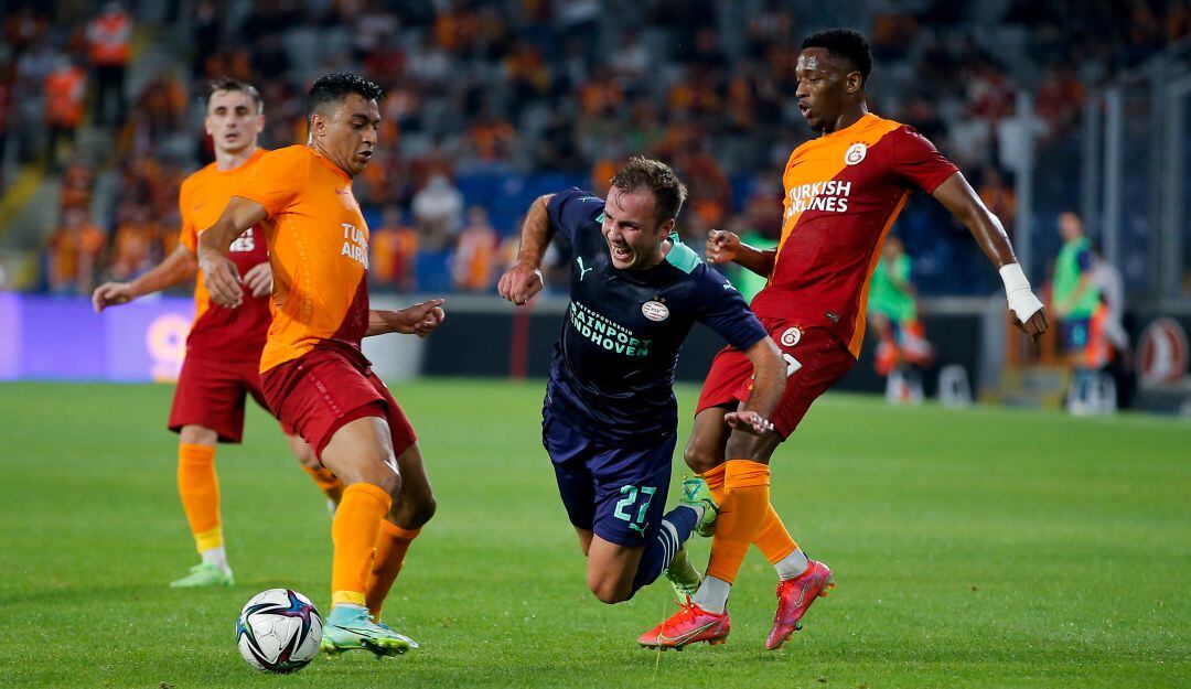 Partido de vuelta de la segunda ronda previa de la Champions League entre Galatasaray y PSV
