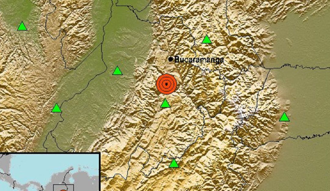 Epicentro sismo 9 de diciembre