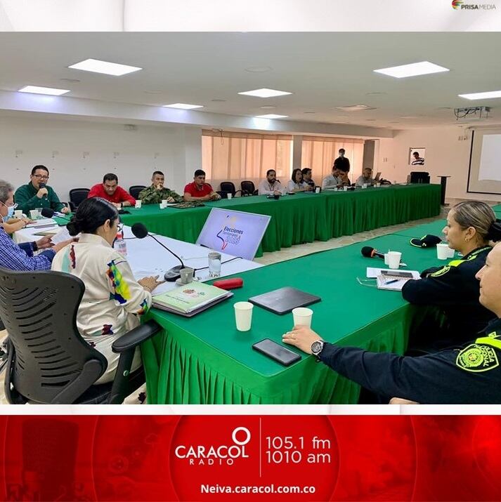 Se analiza calendario electoras y aspectos de orden público en la región.