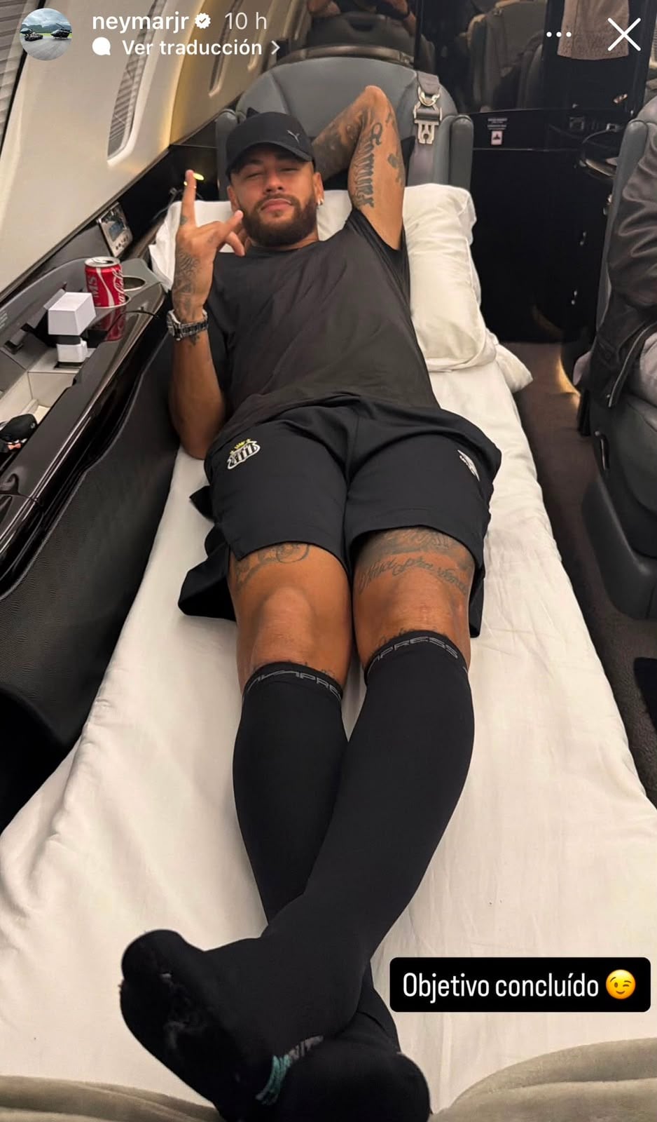 Neymar, luego de la clasificación del Santos en la Copa de Brasil.