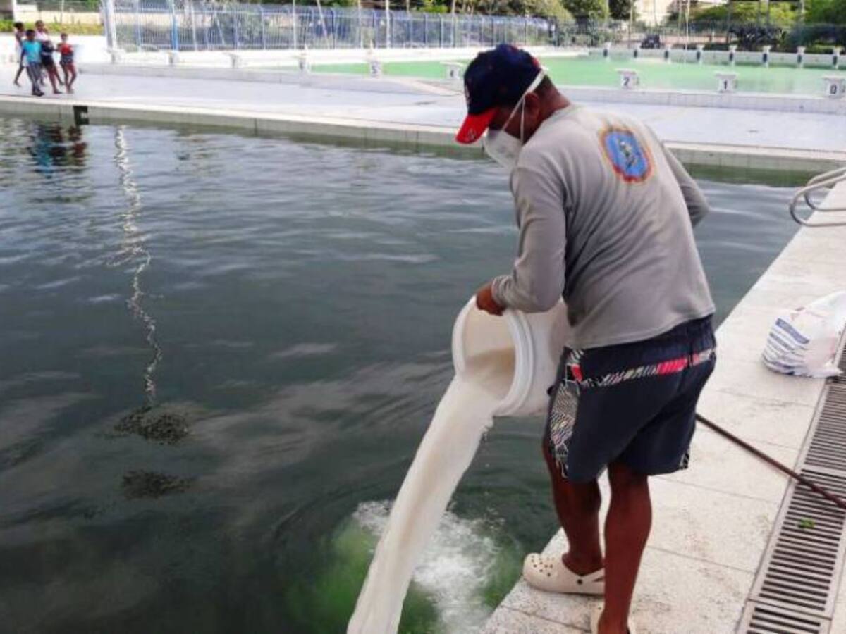 Lluvias en Cartagena afectaron complejo acuático