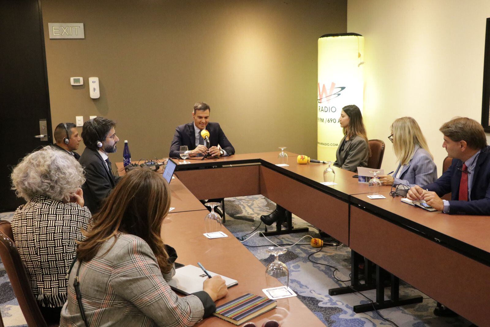 Pedro Sánchez en La W.