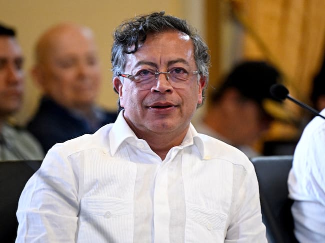 Gustavo Petro, presidente de Colombia. Foto: AFP.
