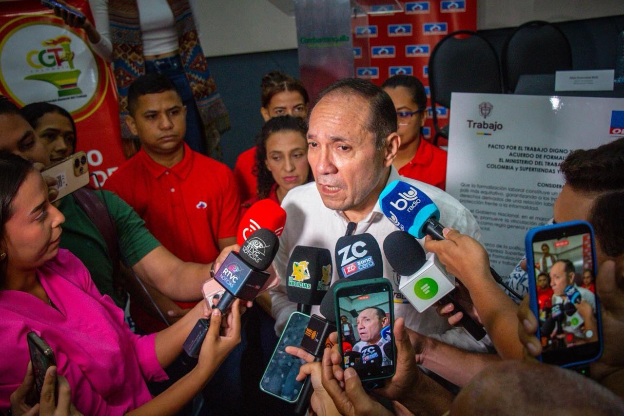 Ministro de Trabajo, Antonio Sanguino. Foto: @Mintrabajocol