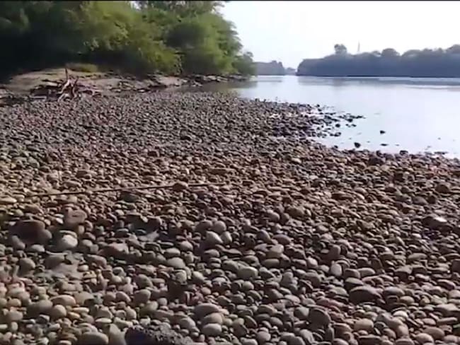 La sequía también se apodero del río Sogamoso