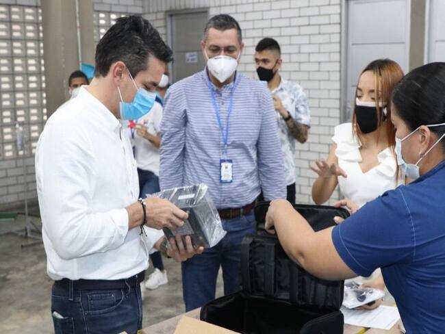 Montería recibe ventiladores de parte de Emiratos Árabes Unidos