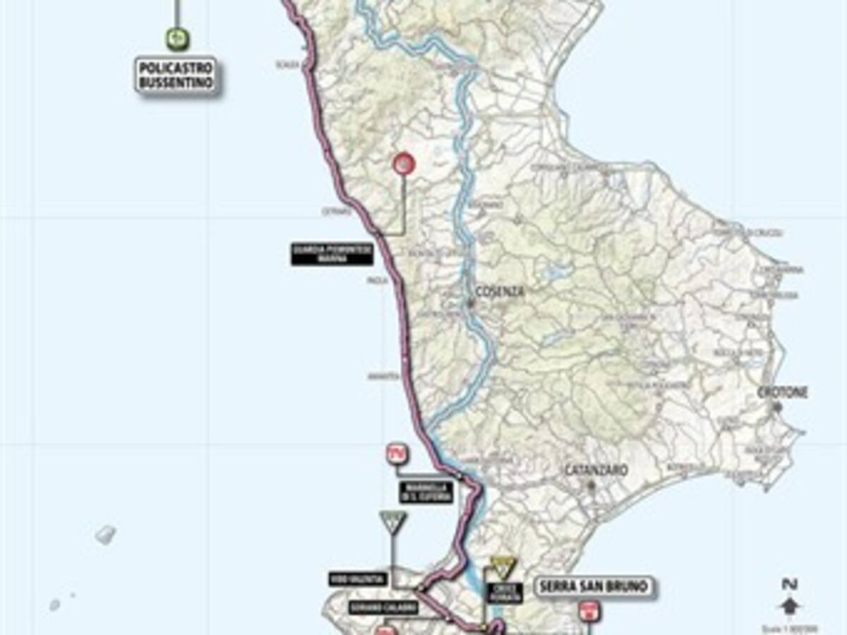 La cuarta etapa del Giro de Italia incluye media montaña